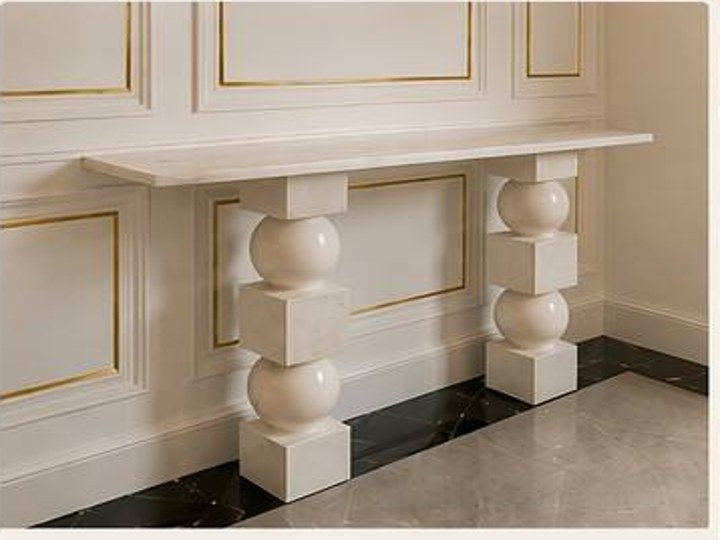 Stone console table