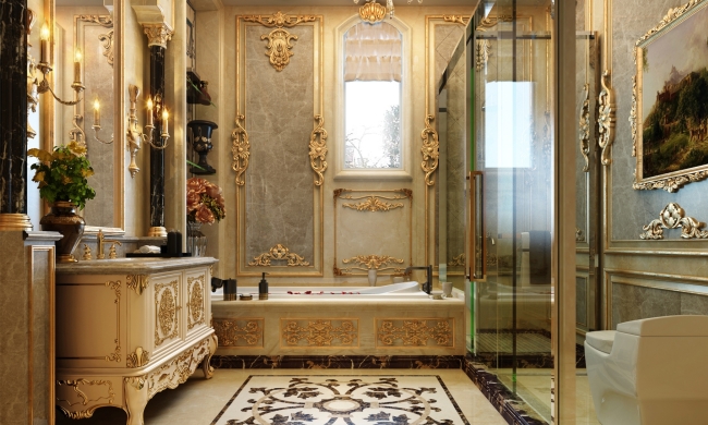 Classic bathroom design