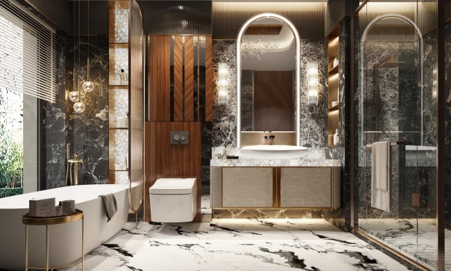 Luxury bathroom design