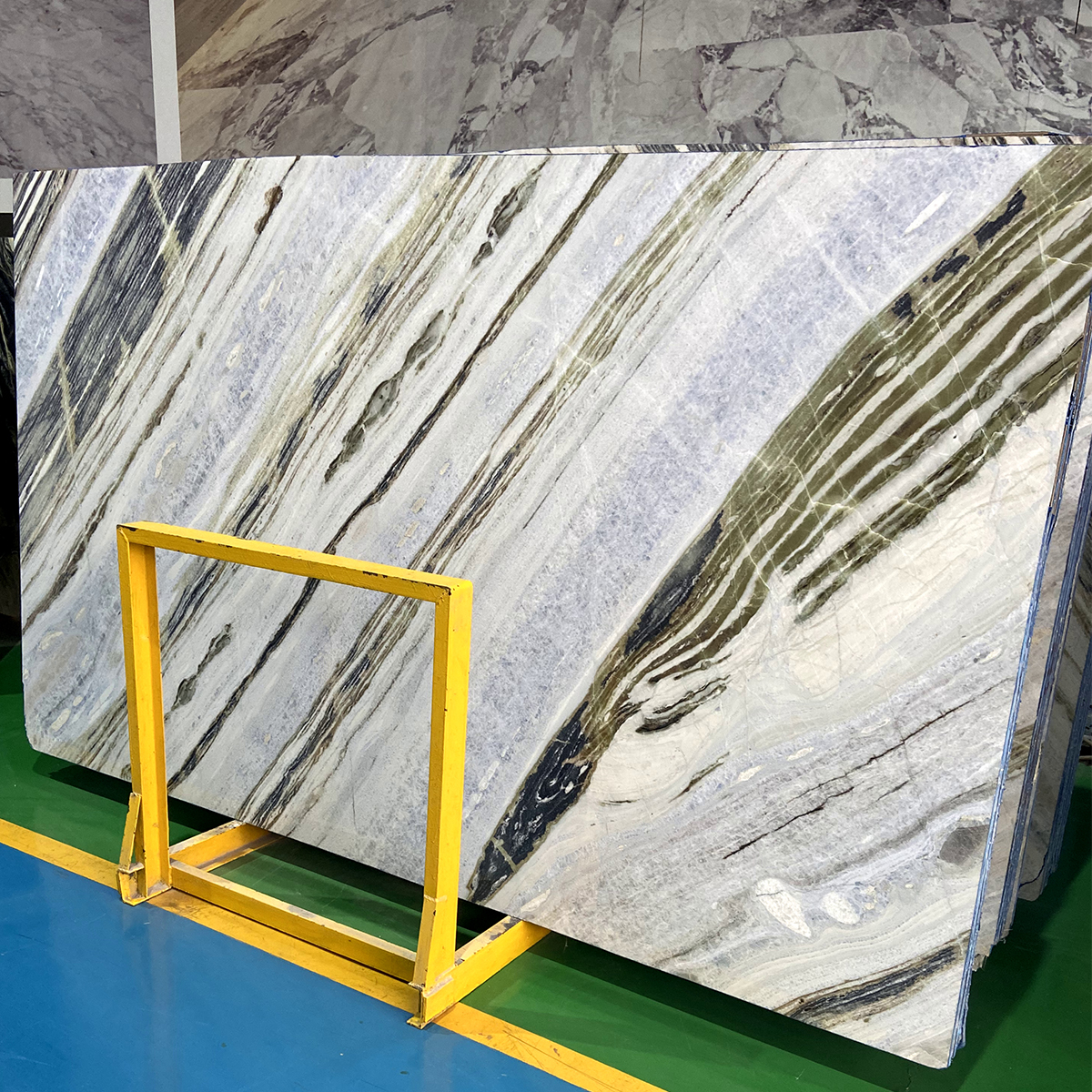 Blue Gold Sand Marble