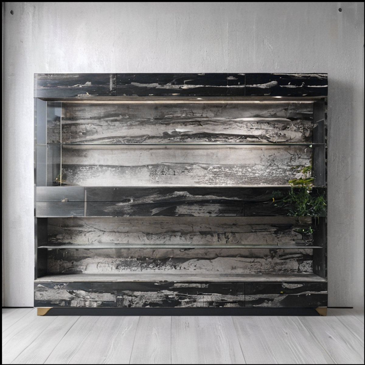 Balack Sliver Marble