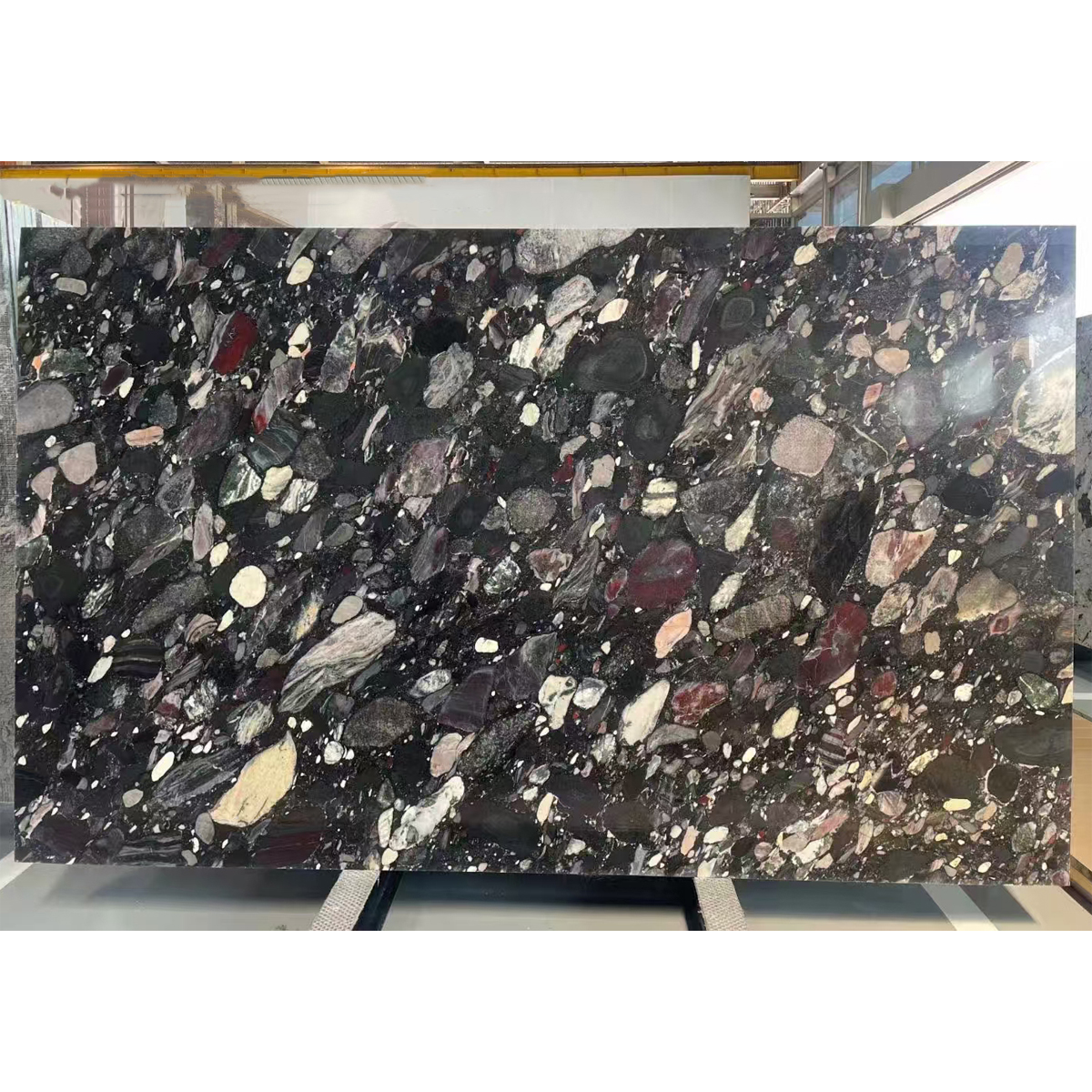 Customize Size Night Star Natural Marble Slab For Bathroom Livingroom Floor Tiles Stiarcase House Decoration