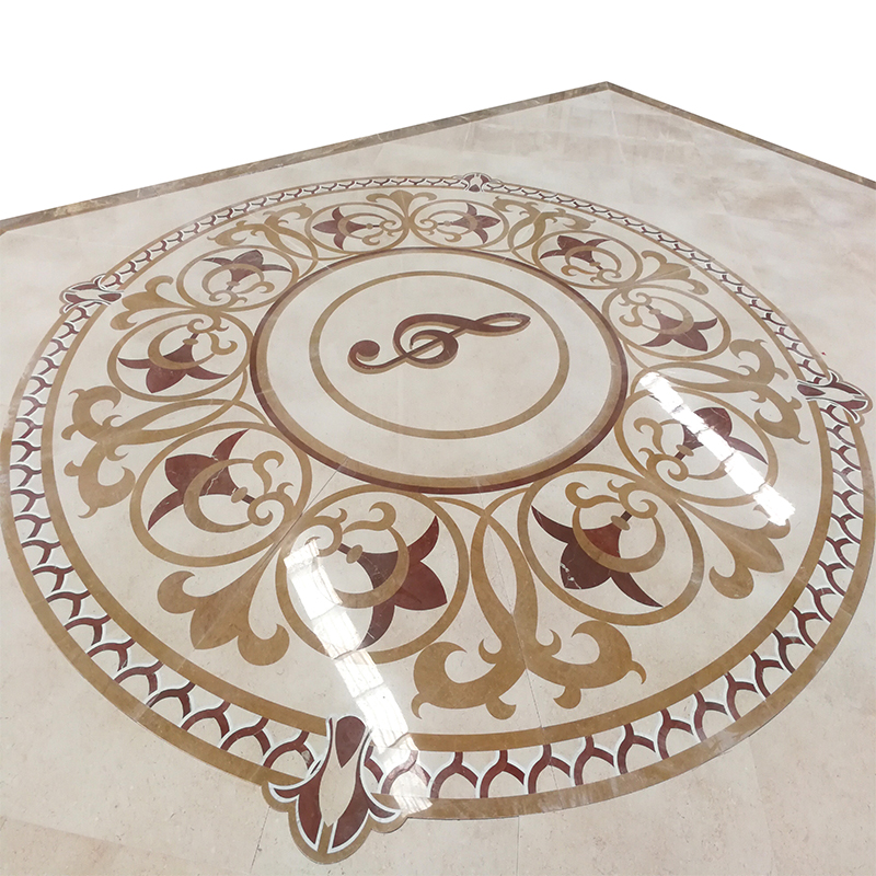 Luxury Round Water Jer Marble Tiles For Villd Decoration Projects Hotel Lobby Floor Tiles Swimming Pool Tiles Wall Decor