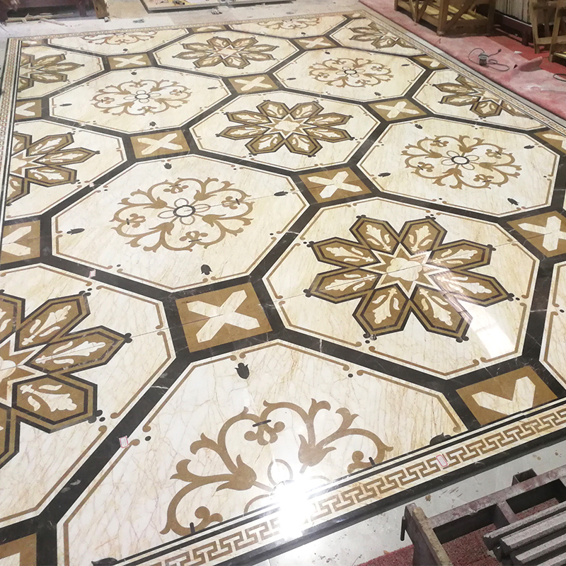 Square Entry Flooring Marble Patterns Italian Flooring Border Elegant Waterjet Marble Green Flower Wall Tile Simple Designs