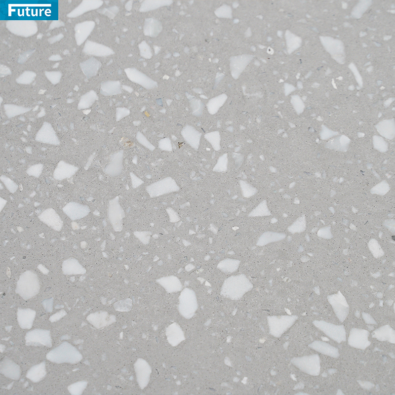 High Quality Home Decoration Precast Grey Terrazzo Tiles Customize Size Terrazzo for Floor Tiles Swimming Pool Tiles Countertops