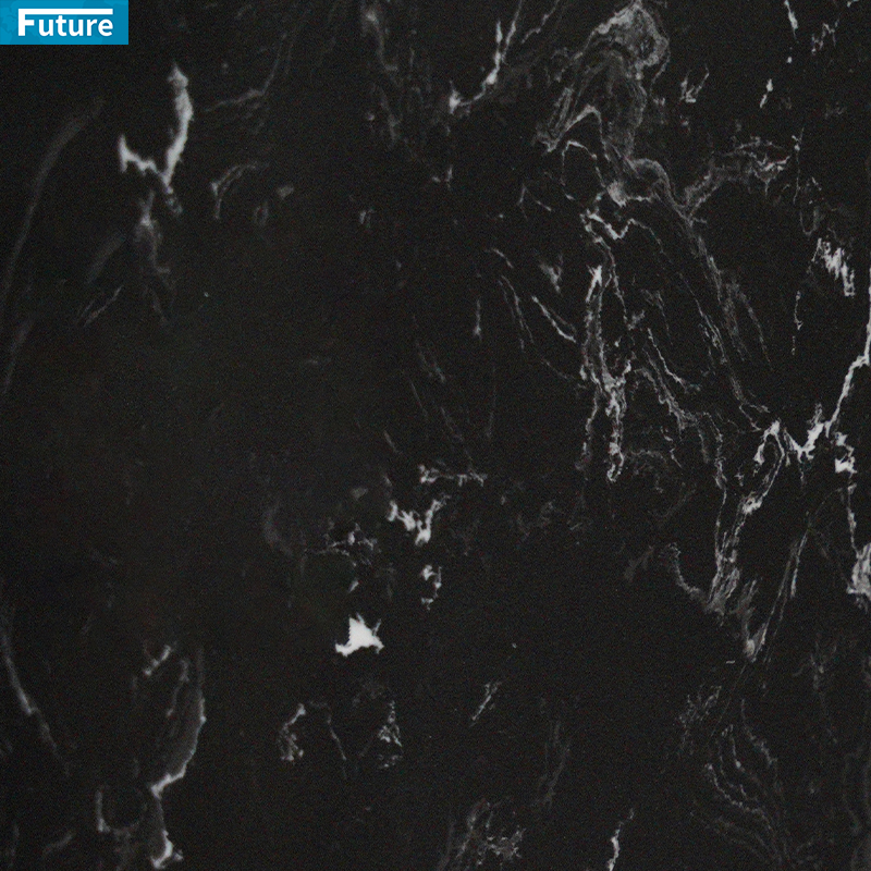 Wholesale Cheap Price Artificial Dark Black Terrazzo Tiles Epoxy Terrazzo for Interior Flooring Wall Panel Kitchen Countertops