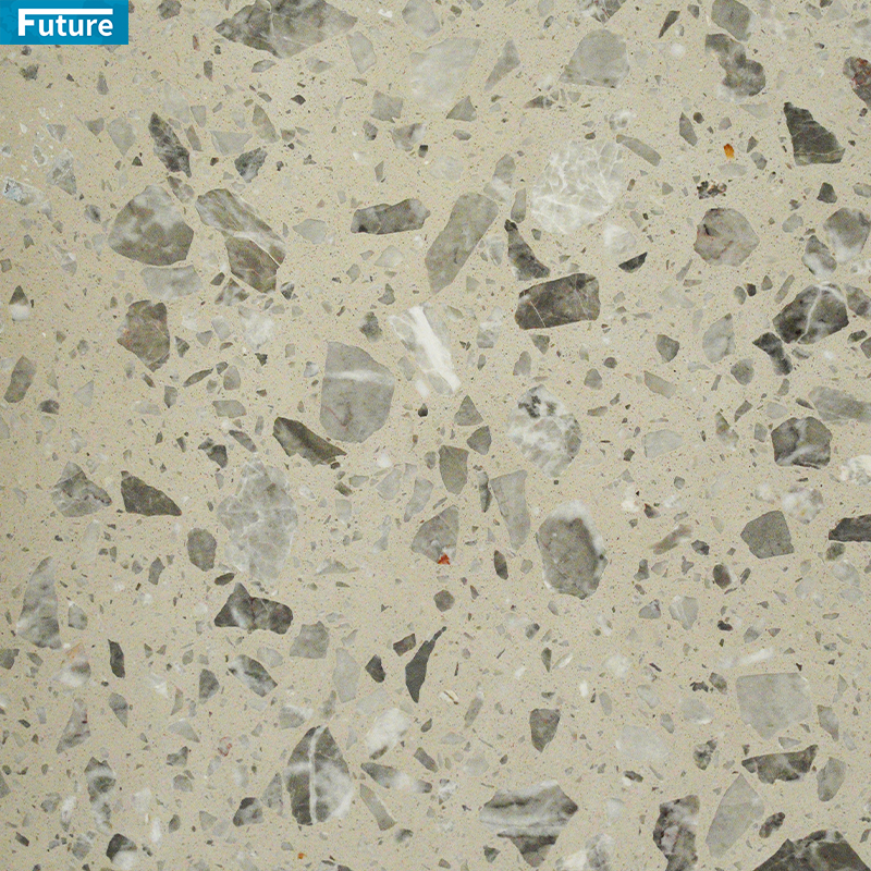 Wholesale Cheap Price Artificial Green Terrazzo Tiles Epoxy Terrazzo For Interior Floor Tiles Wall Panel Kitchen Countertops Exterior Swimming Pool Tiles