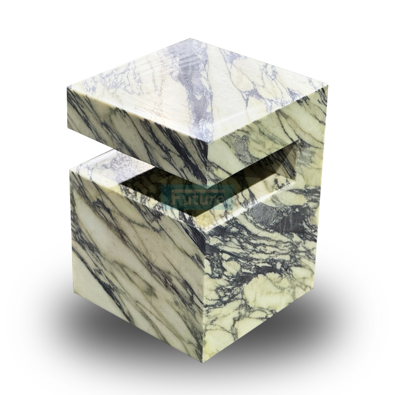 Luxury Modern Style Calacatta Viola Side Table For Home Decor Livingroom Furniture Villa Decor