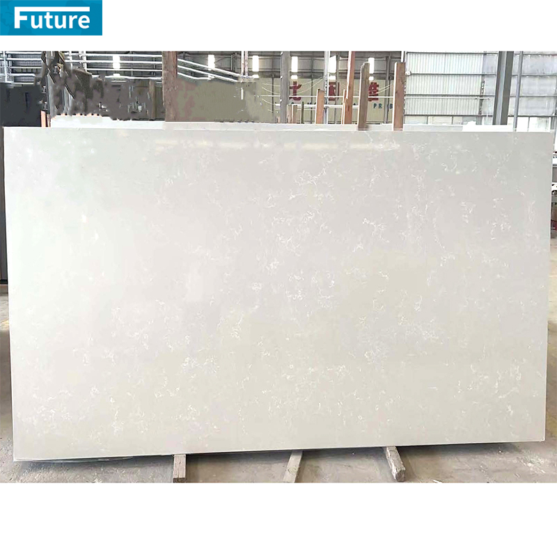 Wholesales 18-30 mm White Quartz Stone Slab 3200 * 1600mm Artificial Quartz Stone Black Marble Look Artificial Quartz Stone
