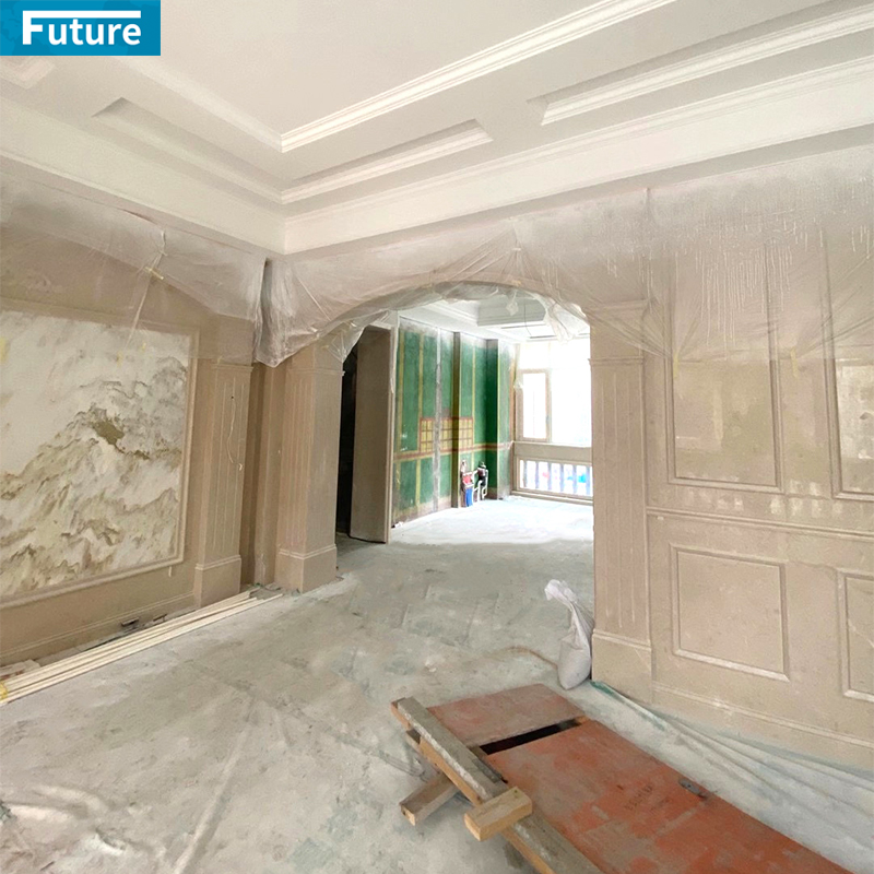 Luxury Style Beige Marble Liner for Home Villa Livingroom Bathroom Wall Decoration Project Hotel Lobby Decor Fireplace