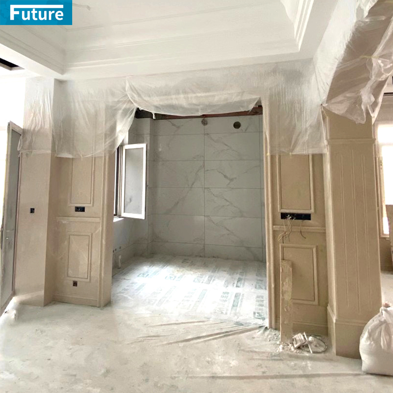 Luxury Style Beige Marble Liner for Home Villa Livingroom Bathroom Wall Decoration Project Hotel Lobby Decor Fireplace
