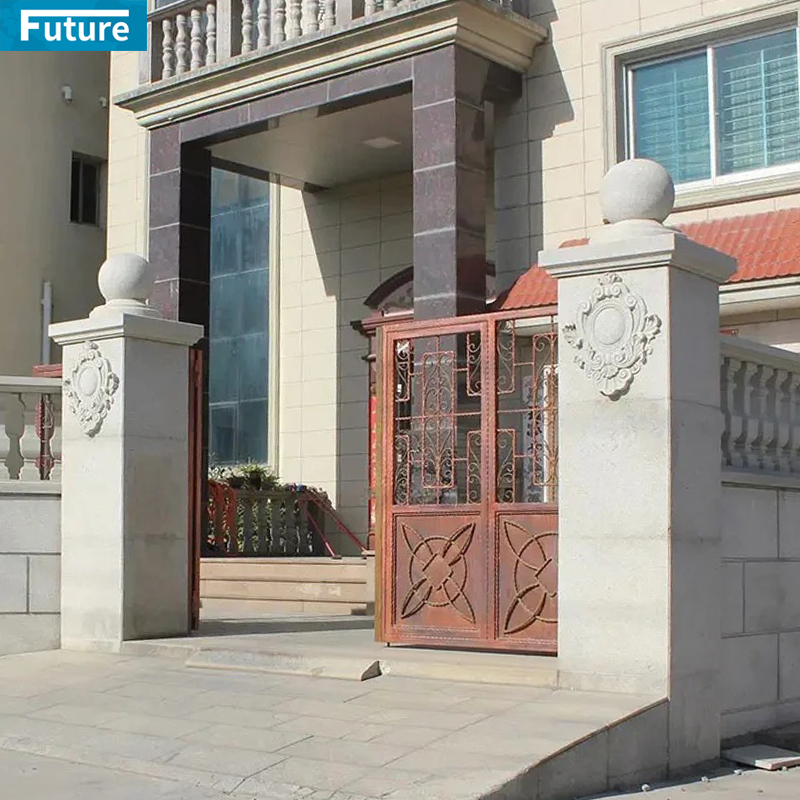 Outdoor Luxury Decorative House Pillars Designs White Marble Columns Prices Roman Column for Villa Decoration Project