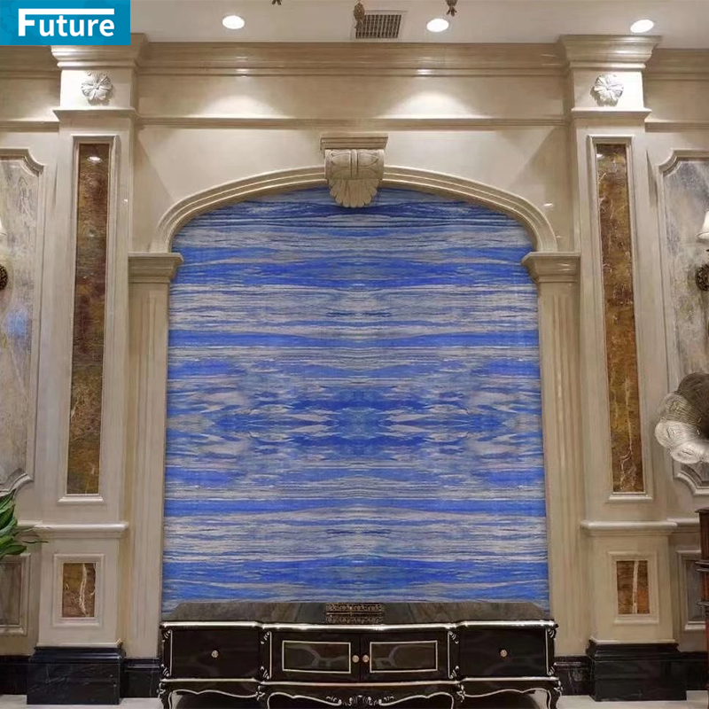 OEM/ODM Size Shape Color Modern Style Royal Beige Marble Pillar Liner for Home Villa Decoration Project Hotel Lobby Decor