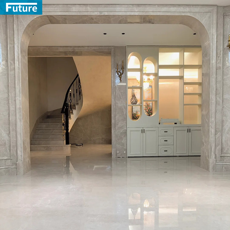 Royal Style Roma Beige Marble Liner Tiles for Home Villa Livingroom Wall Decoration Project Hotel Lobby Decor Staircase