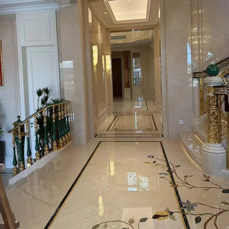 Natural Royal Beige Marble Stone for Home Decoration Project Handcrafts Home Furniture