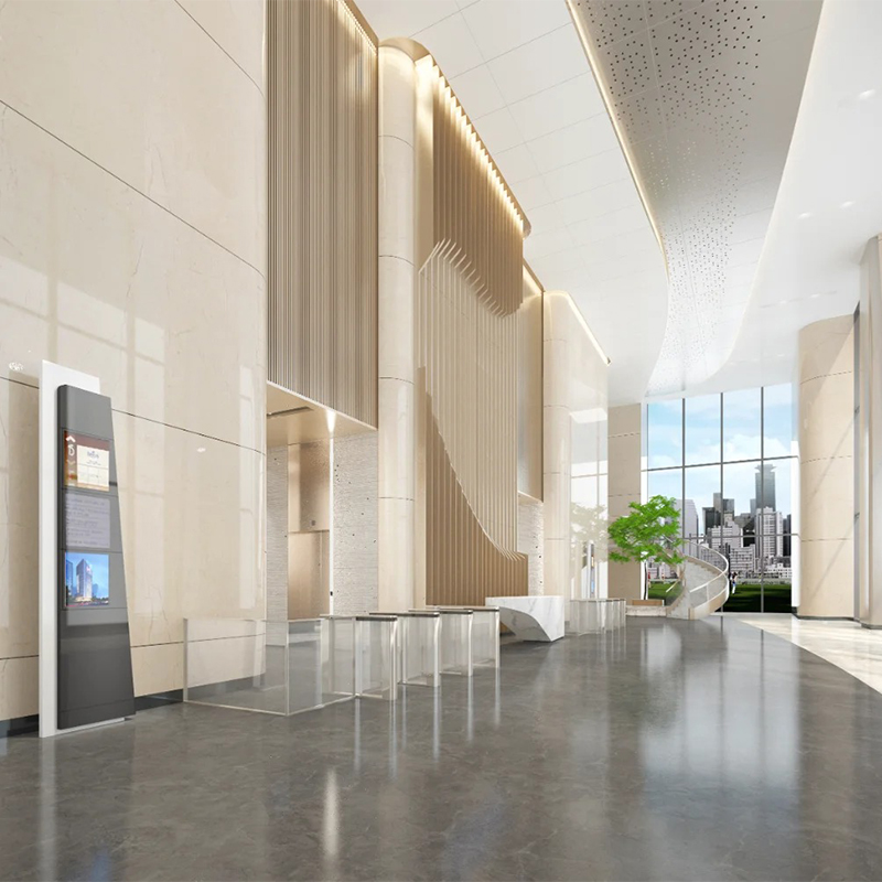 Luxury Factory Price Natural Royal Light Beige Marble Stone for Exterior Wall Panel Shopping Mall Decor Villa Engineering