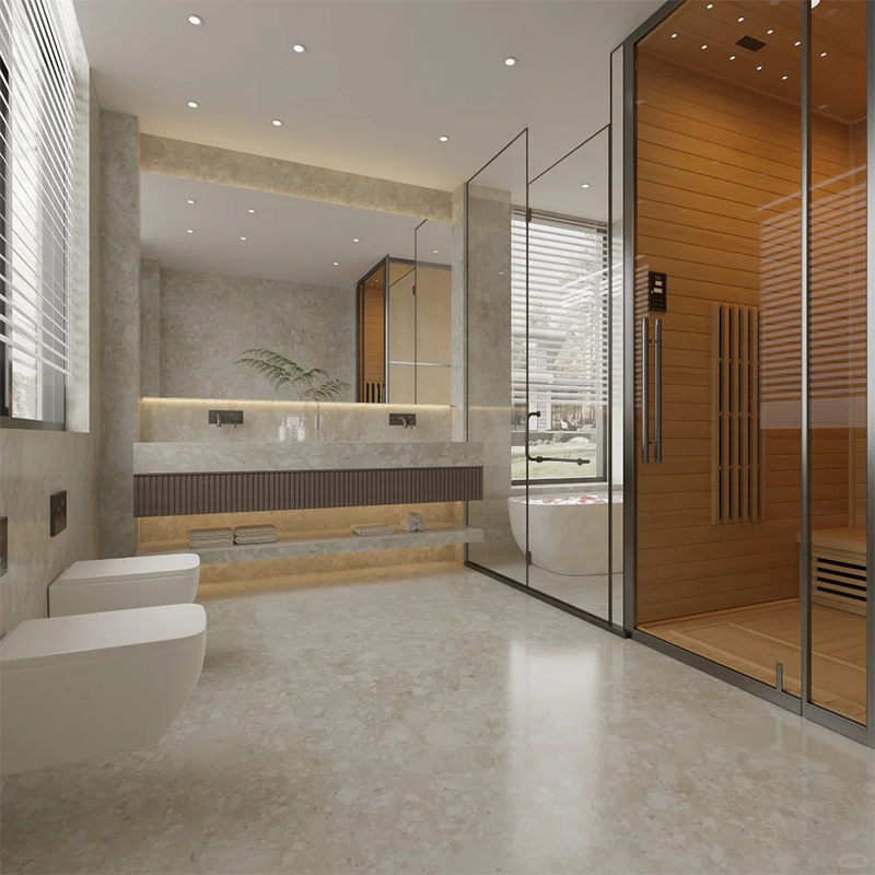 100% Customzie Size Natural Beige Marble for Home Engineering Luxury Villa Mansion Decor