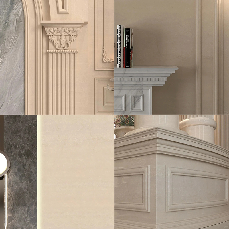 Natural Italy Royal Light Beige for Villa Decoration Dining Table Kitchen Island Countertop Mansion