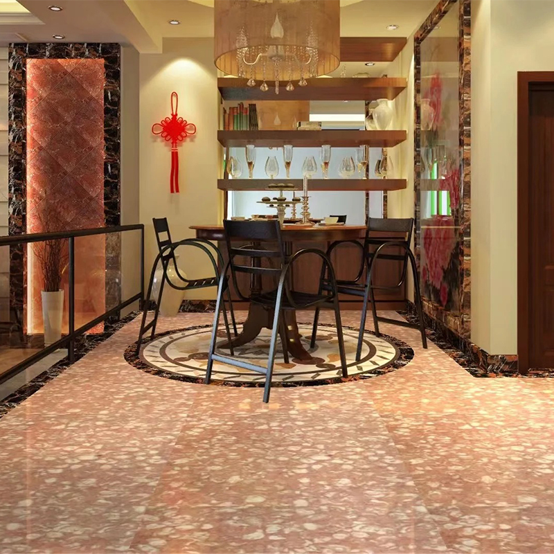 Luxury Rose Red Marble for Exterior Interior Wall Decoration Floor Tiles Villa Mansion Projects Luxury Home Furniture Wall Backlit