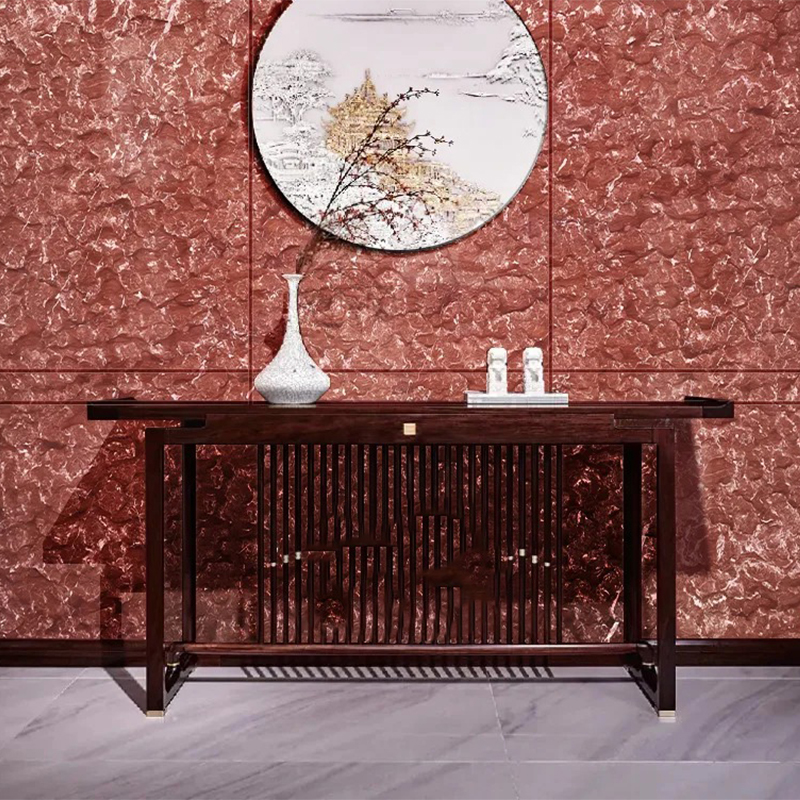 Luxury Rose Red Marble for Exterior Interior Wall Decoration Floor Tiles Villa Mansion Projects Luxury Home Furniture Wall Backlit