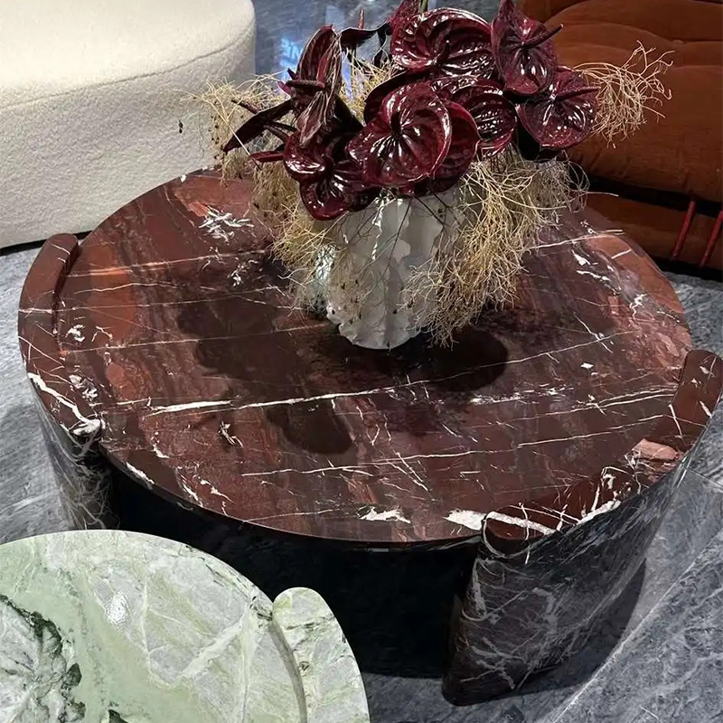 Wholesale Price Dark Verd Red Marble Stone Slab for Exterior Interior Wall Decoration Floor Tiles Villa Mansion Projects Luxury Home Furniture Kitchen Countertop