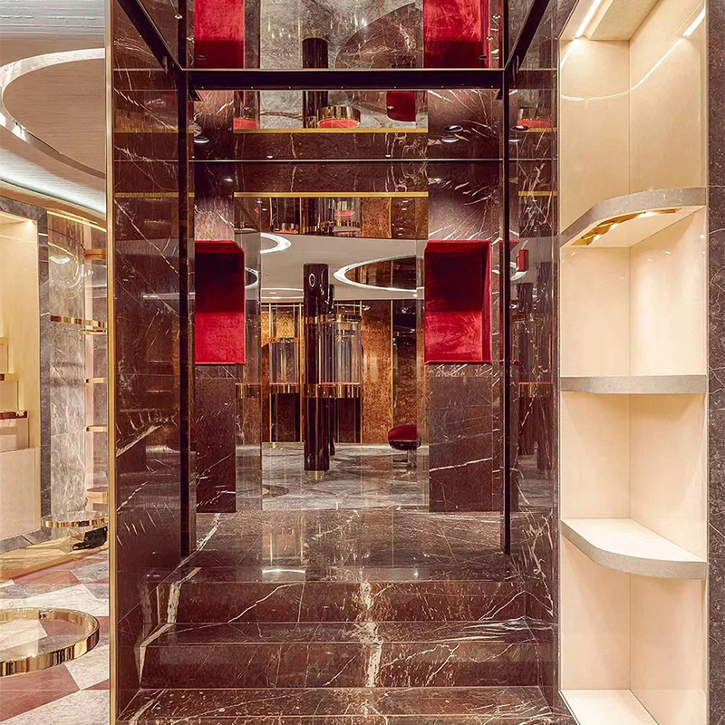 Luxury Royal Cartier Red Marble Stone Slab for Exterior Interior Wall Decoration Floor Tiles Villa Mansion Projects Luxury Home Furniture Kitchen Countertop Floor Tiles