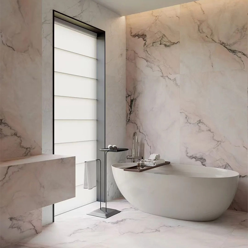 Luxury Royal Smoky Pink Marble Slab for Exterior Interior Wall Decoration Floor Tiles Villa Mansion Projects Luxury Home Furniture Kitchen Countertop Bathroom Vanity