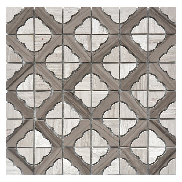 Moroccan Style Inkjet Printing Colorful Flower Marble Tiles Kitchen Bathroom Wall Decoration Natural Stone Mosaic