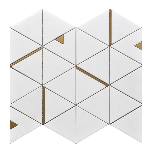 Modern Luxury Nature Black Marble Water Jet Floral Pattern Indoor Wall Floor Decorative Mosaic Tiles Mesh Back for Hotels Palaces