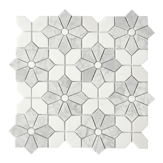 Luxury Royal Style Customzie Shape and Color Natural Marble Mosaic Tiles for Home Decoration Villa Staircase Wall Panel Floor Tiles Swimming Pool TIles