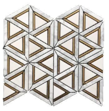 Modern Style Star Circle Iridescent Metal Inkjet Mosaic Tiles Cheap Price Interior Wall Decoration Product Type