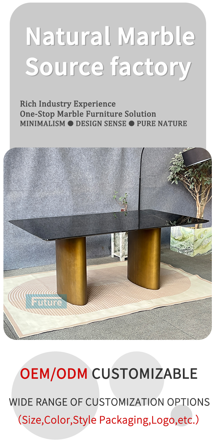 Black Marqulina Marble Dining Table Black Marqulina Marble Dining Table