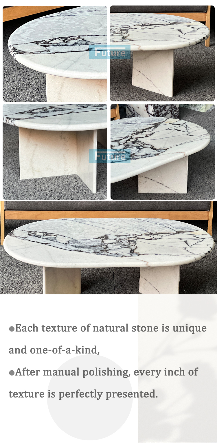 Elephant White Marble Coffee Table