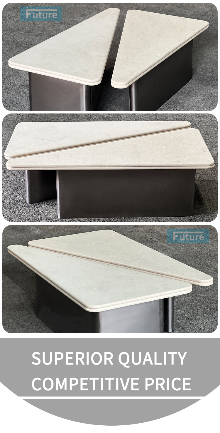 Carara White Marble Coffee Table