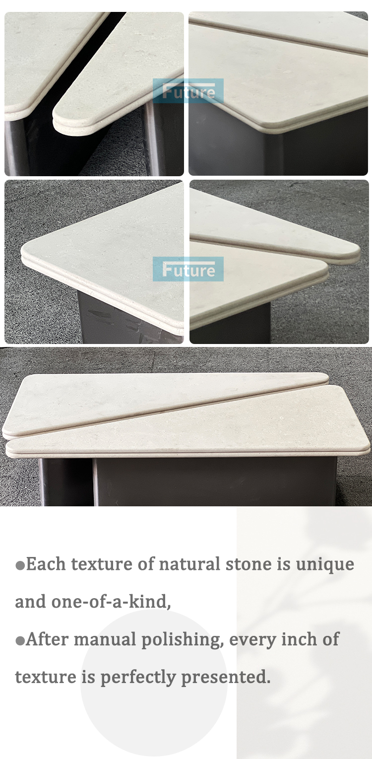 Carara White Marble Coffee Table