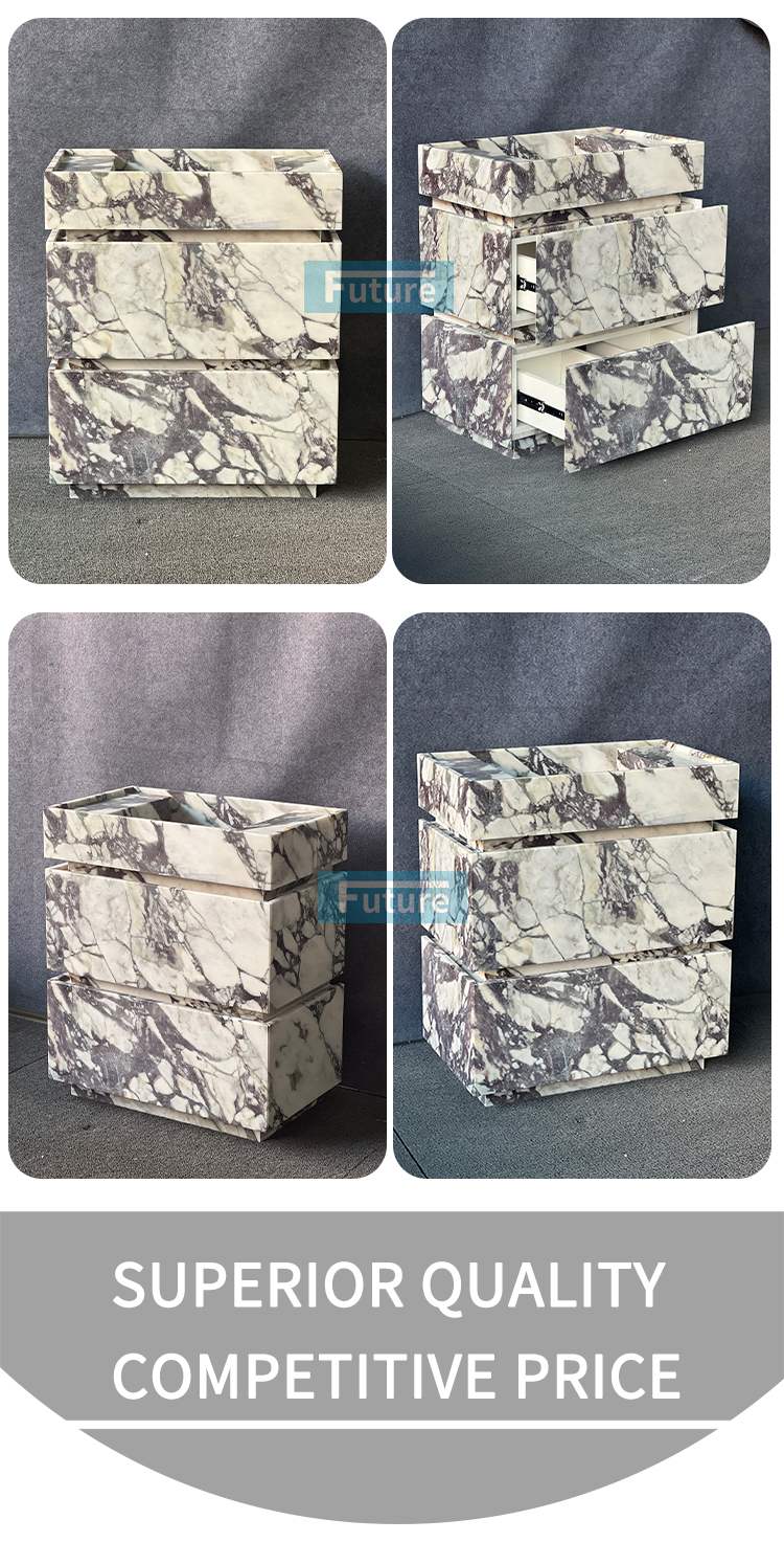 Calacatta Viola Marble Vanity