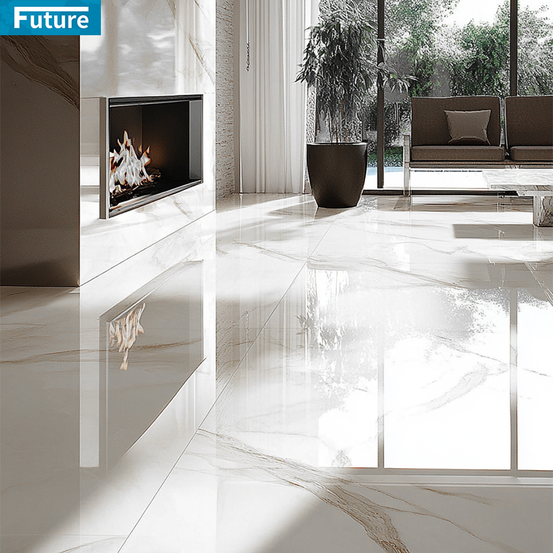 Polished Natural Stone Customzie Size Bruce Grey Marble Floor Tiles for Hotel Decor Project Mansions Villa Interior Decoration Project Staircase