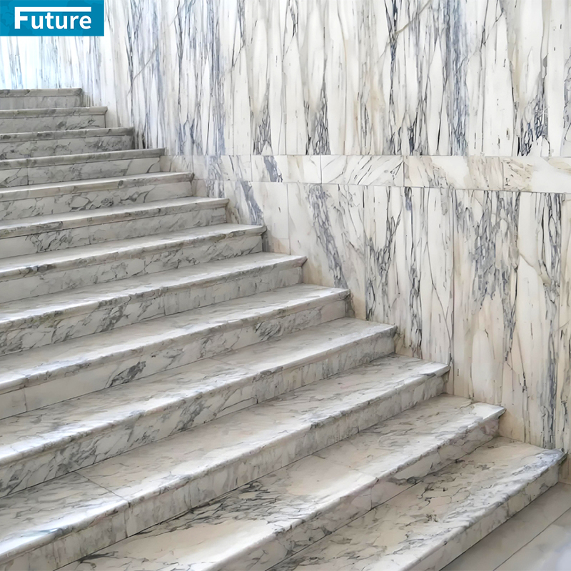 Luxury Nero Black Marble Staircase TIles for Interior Villa Luxury Apartment Mansions Hotel Castle Decroation Projects