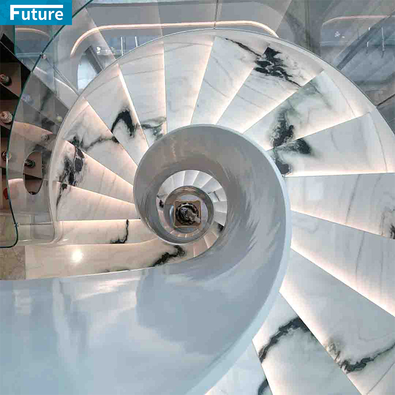 Luxury Style Panda White Marble TIles for Interior Villa Luxury Apartment Mansions Hotel Castle Decroation Staircase Projects