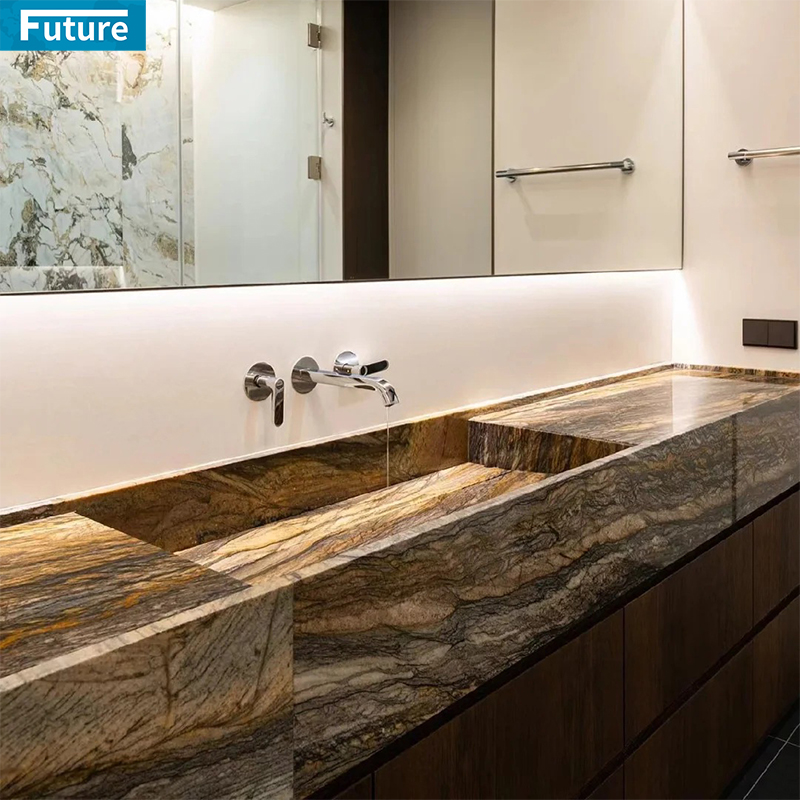 Customize Size Shape Natural Stone White Onyx Wash Basin Sink for Hotel Villa Mansions Shopping Mall Luxury Aapartment Bathroom