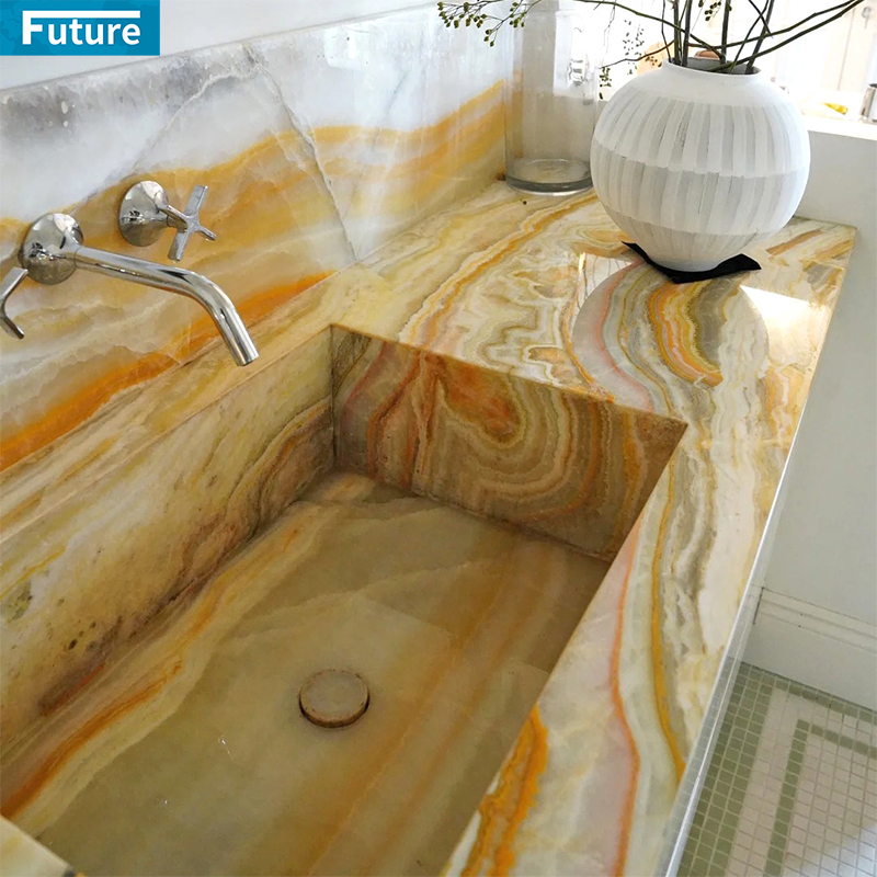Customize Size Luxury Style Natural Black Marble Stone Wash Basin Sink for Hotel Villa Mansions Shopping Mall Luxury Aapartment Bathroom
