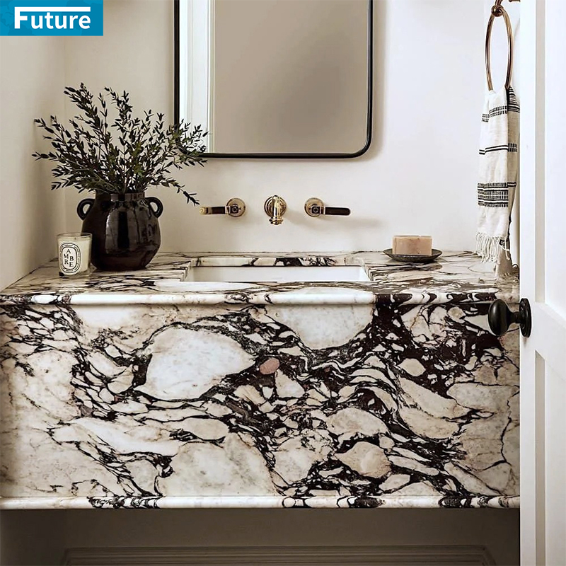 Customize Size Luxury Style Natural Black Marble Stone Wash Basin Sink for Hotel Villa Mansions Shopping Mall Luxury Aapartment Bathroom