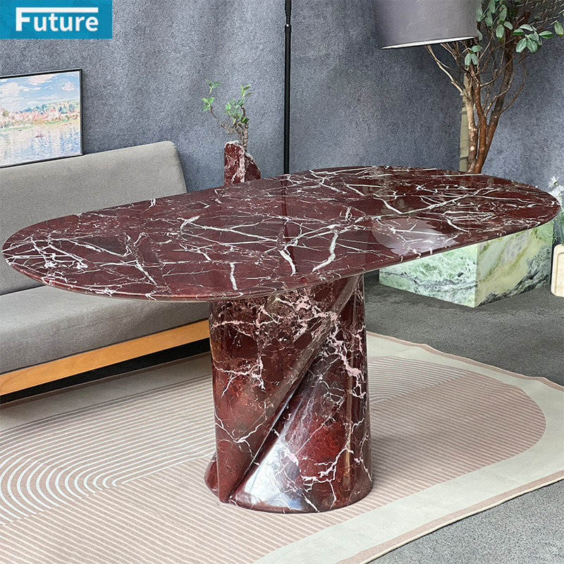 marble dining table