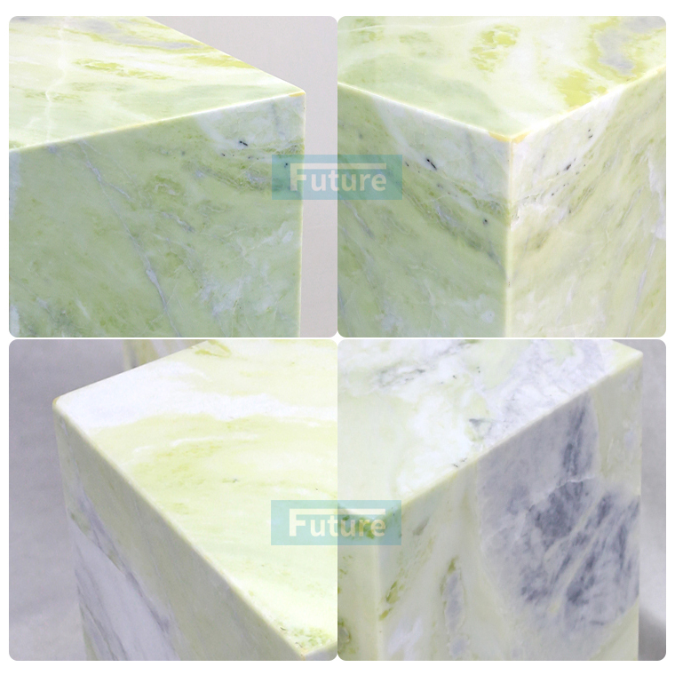 100% Natural Light Fendi Green Marble Stone for Apartment Villa Mansion Hotel Living Room Bed Room Side Table Tea Table with Square Top
