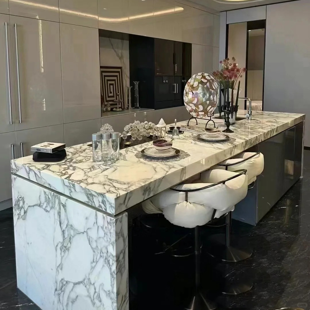 Luxury Calactta Viola Violet Marble Flor Staircase Kitchen Island Countertop Wall Panel Home Furniture Bathroom Vanity Bathtub House Decoration