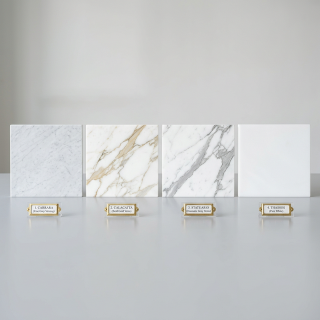 Polished vs Honed vs Leathered vs Brushed: 